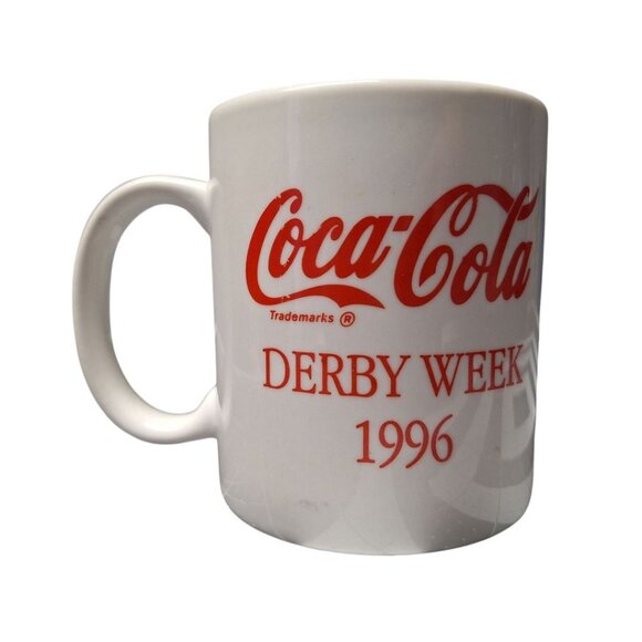 Coca-Cola Derby Week 1996 Churchill Downs Kentucky Derby 122 Mug White Ceramic - Picture 7 of 7